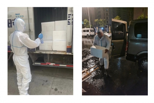 腾翼博时国际运输公司之隔离疫情不隔离爱！
